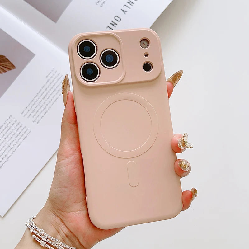 MagSafe Magnetic Liquid Silicone Case for iPhone 17 Series