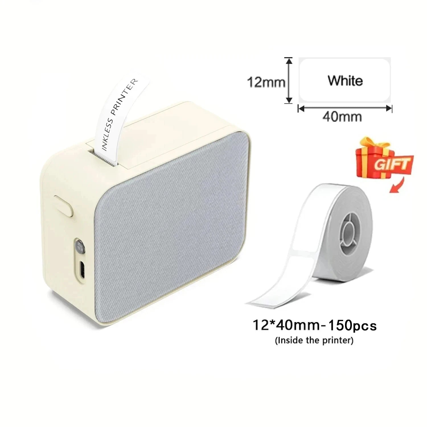 🏷️📱 MarkLife P15 Mini Portable Thermal Label Printer – Wireless Bluetooth