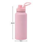 PURACOOL Custom Water Bottle 1000ML – Personalized Thermal Tumbler Gift 💧✨