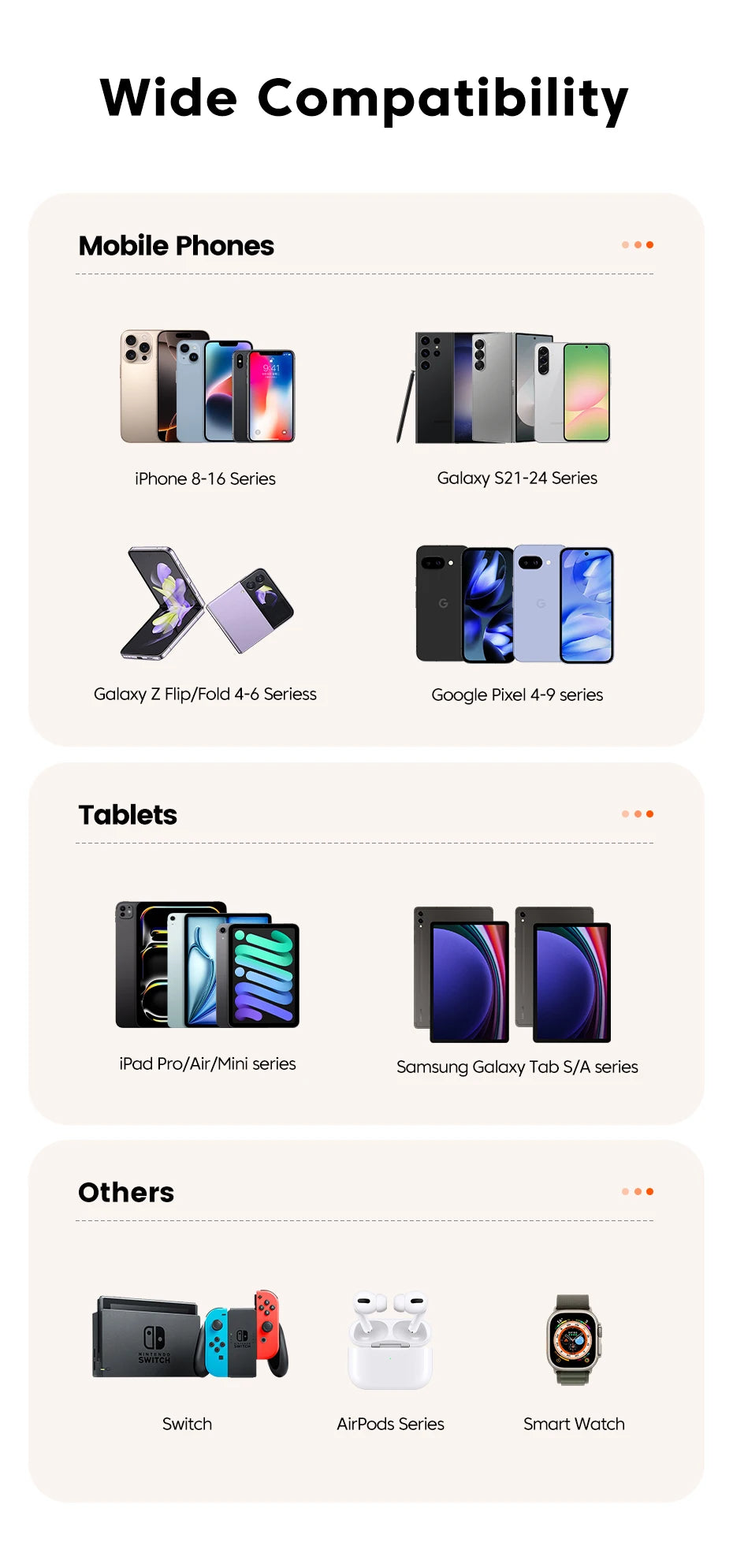 Toocki 10000mAh Magnetic Wireless Power Bank – 15W / 22.5W PD Fast Charge