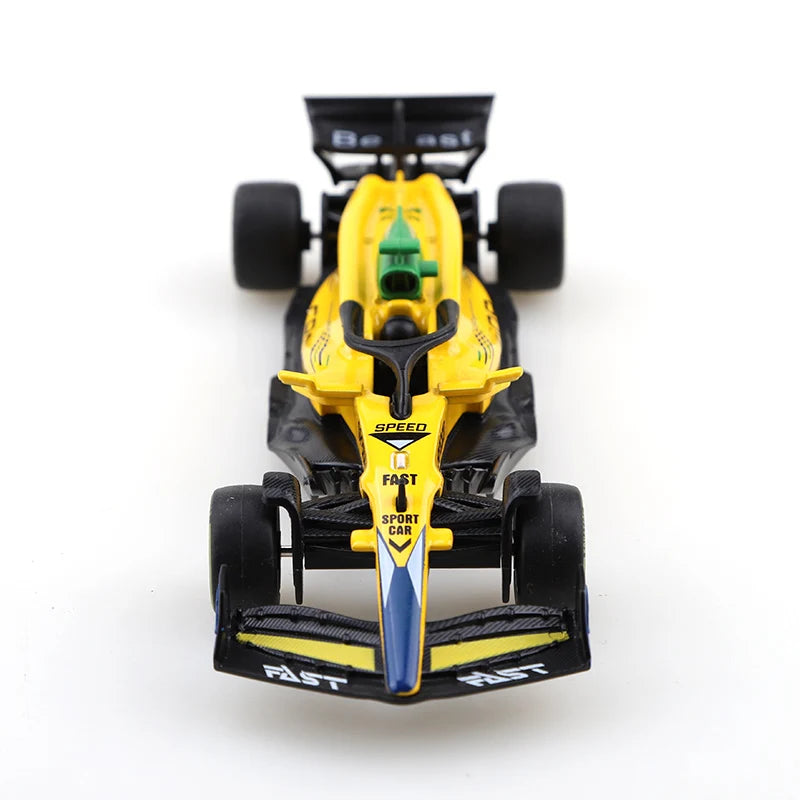 (Bagged) 1.43 Alloy Model Racing Car Toy, Exquisite Formula Alloy Pullback Racing Car, Children's Toy, Best Birthday Gift.