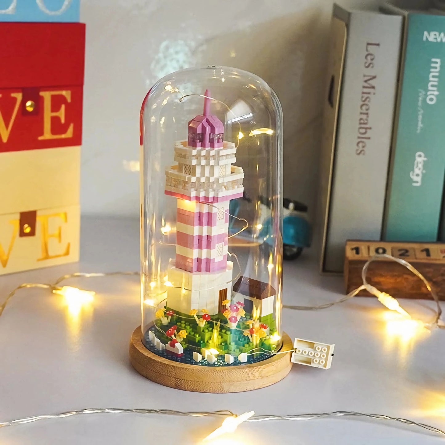 🧱✨ Educational MOC Mini Building Blocks – Exquisite Handmade Assembly Model for Kids | Desktop Decoration & Holiday Gift