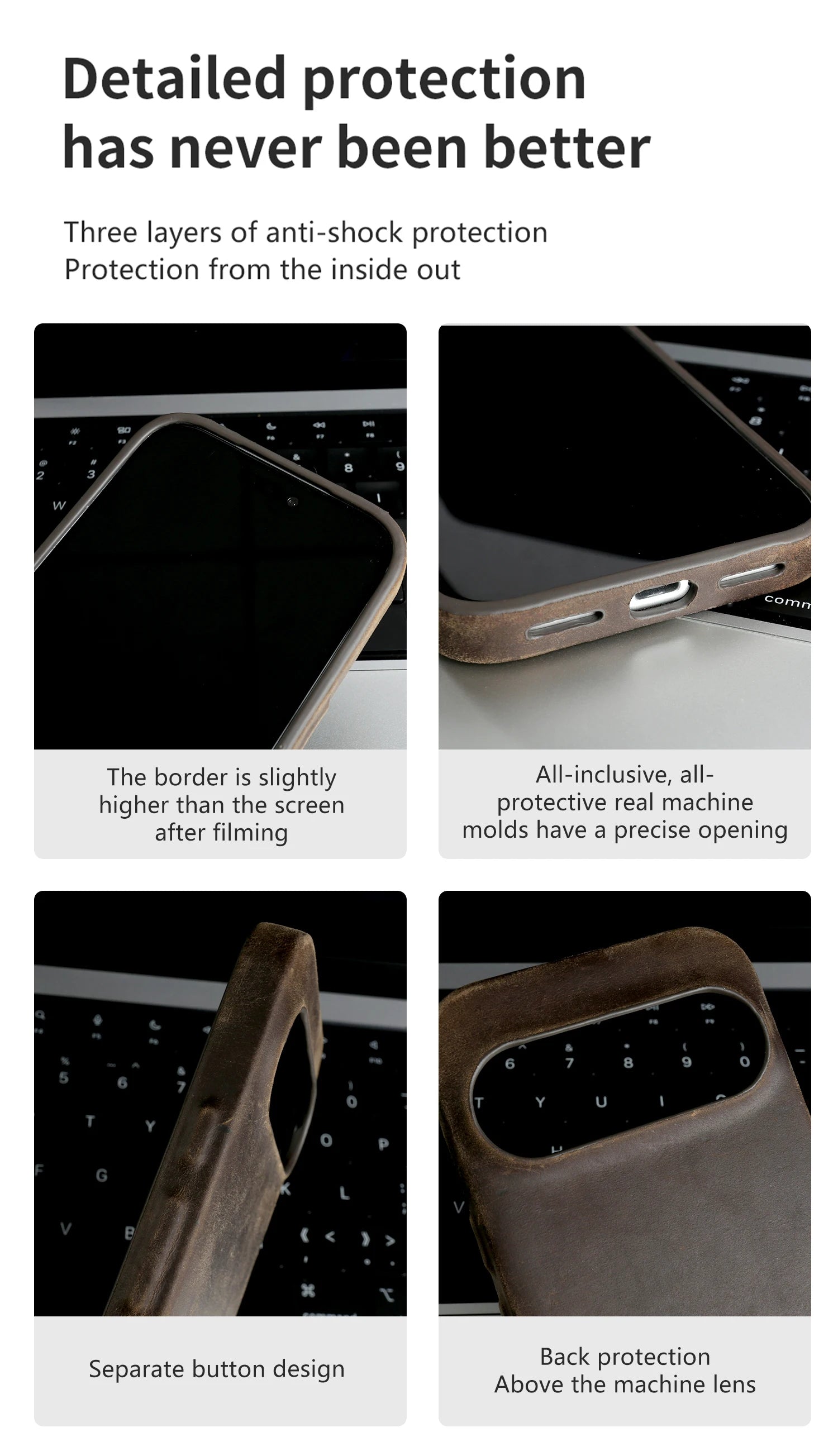 MagSafe Magnetic Genuine Leather Case for Google Pixel Series