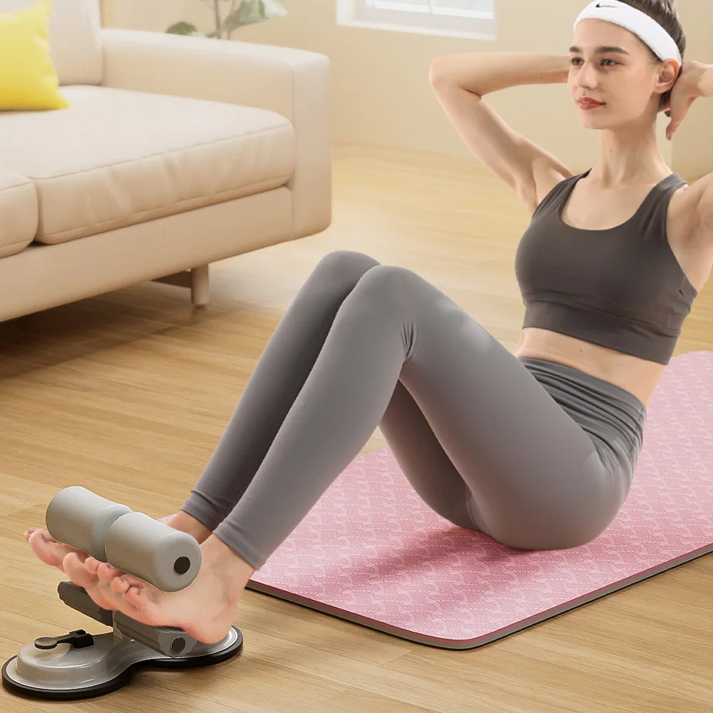 Sit-Up/Rowing Assistant with Suction Cups