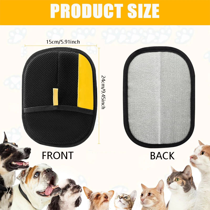 🐾🧤 Pet Hair Remover Glove – Double-Sided Deshedding Brush