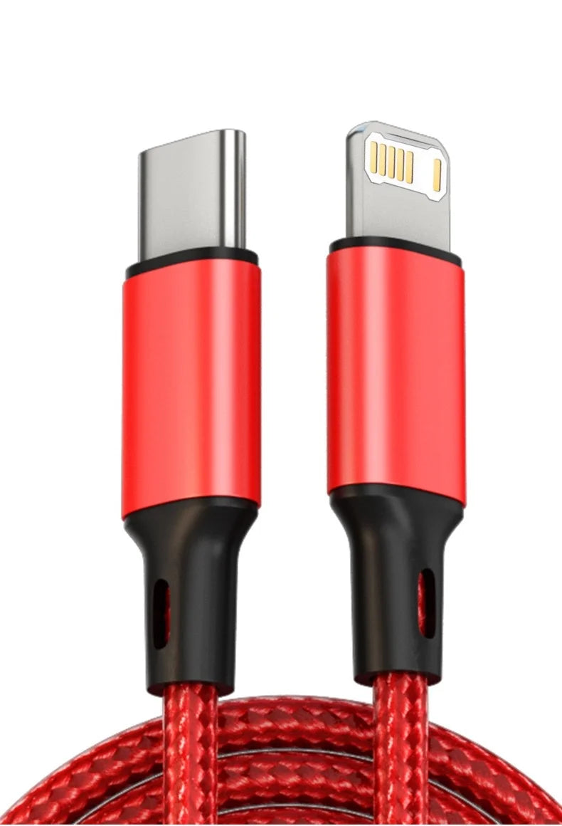 PD 30W USB Cable For iPhone 14 13 12 11 Pro Max 7 8 14 Plus XS XR Fast Charging USB C Cable Charger Date Wire Accessories