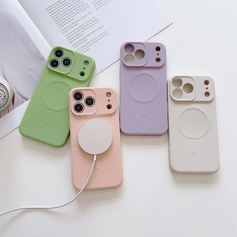 MagSafe Magnetic Liquid Silicone Case for iPhone 17 Series