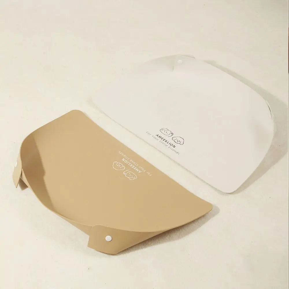 Pet Supplies PU Leather Pet Anti Spill Placemat Waterproof Oil Resistant Dog Food Pad Anti Slip Pet Feeding Mat Drinking Feeding