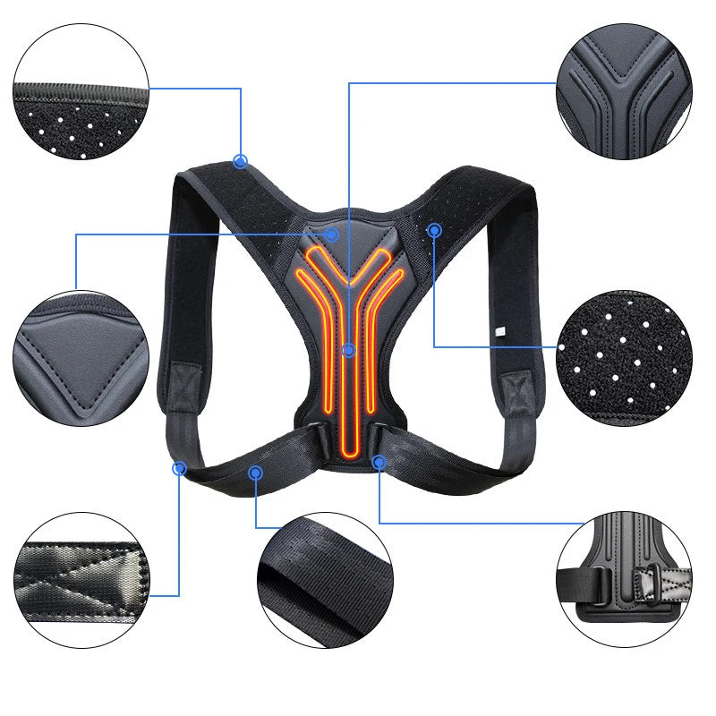 Adjustable Back Posture Corrector Belt