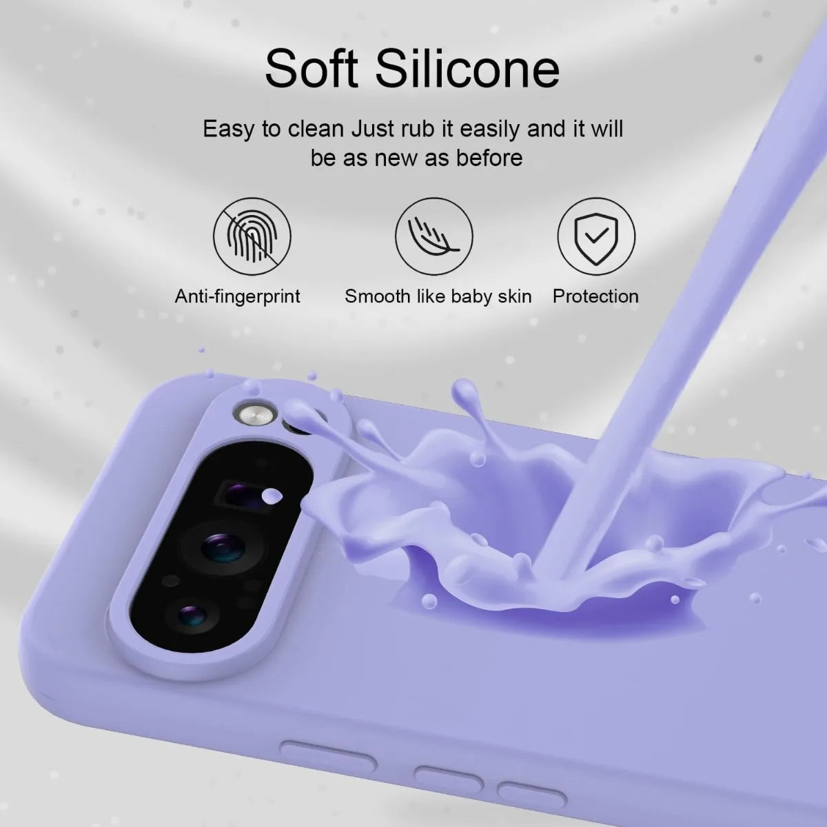 Skin-Friendly Soft Silicone Shockproof Case for Google Pixel