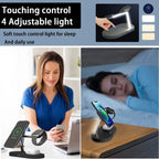 3-in-1 Wireless Charger Stand – Fast Charging for iPhone, Apple Watch & AirPods