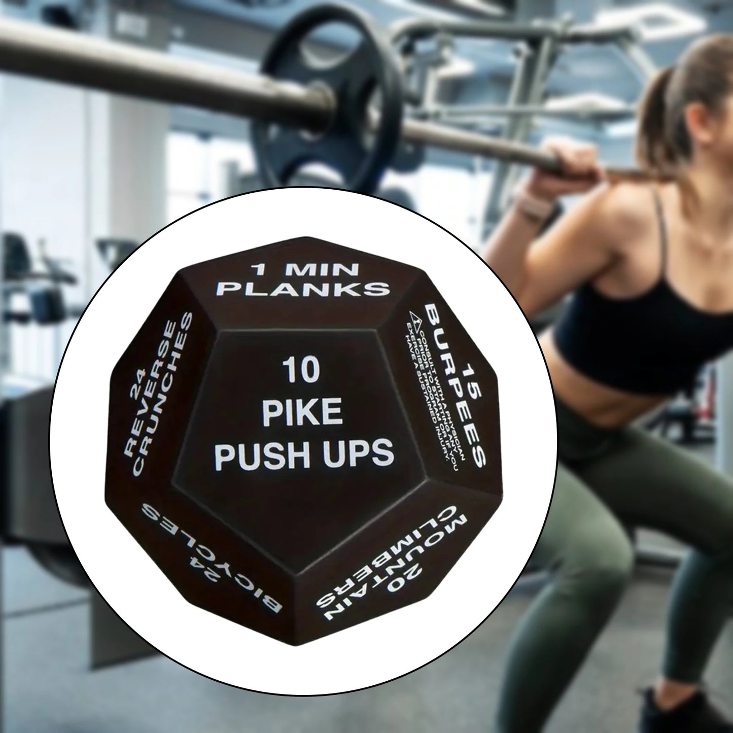 Cardio Plyometrics Stretching Workout Dice