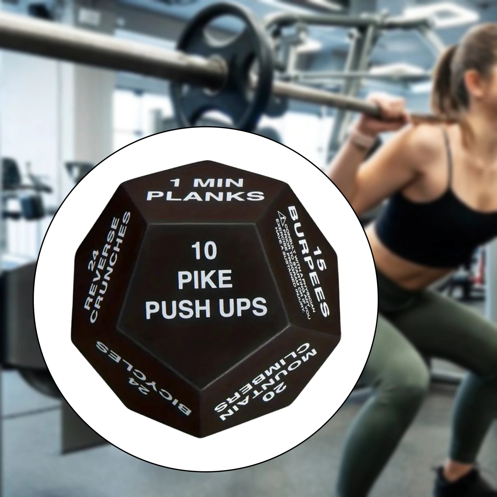 Cardio Plyometrics Stretching Workout Dice