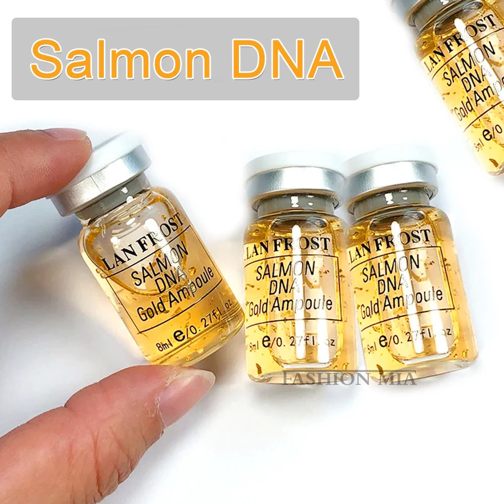 ✨💎 Korean Salmon DNA Gold Ampoule BB Cream – Glow Brightening, Whitening & Rejuvenating Moisturizing Face Care (8ml)