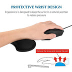 ⌨️🖱️ Widen Memory Foam Wrist Rest Set – Keyboard & Mouse Support