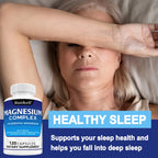 Magnesium Complex 💊 – Glycinate & Malate | Supports Muscle 💪, Bone 🦴, Sleep 😴 & Relaxation 🌿 | 120 Capsules