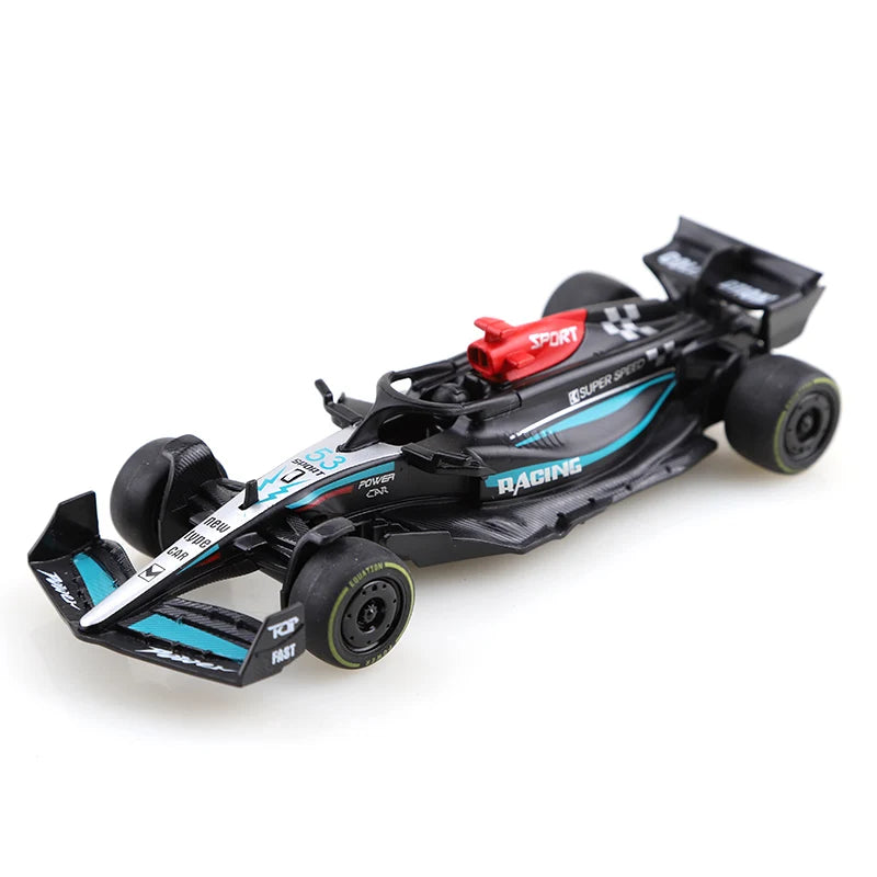 (Bagged) 1.43 Alloy Model Racing Car Toy, Exquisite Formula Alloy Pullback Racing Car, Children's Toy, Best Birthday Gift.