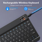 ⌨️📱 Mini Bluetooth Wireless Keyboard – Rechargeable Multi-Language