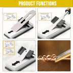 Adjustable Chisel Honing Guide Jig – Carbon Steel Roller Angle Sharpener for Wood Chisels &amp; Plane Irons