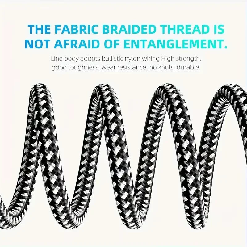 USB-A to Lightning Fast Charging Cable 1M / 2M / 3M – Nylon Braided