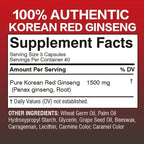 Korean Red Panax Ginseng Capsules – Natural Energy & Focus Support