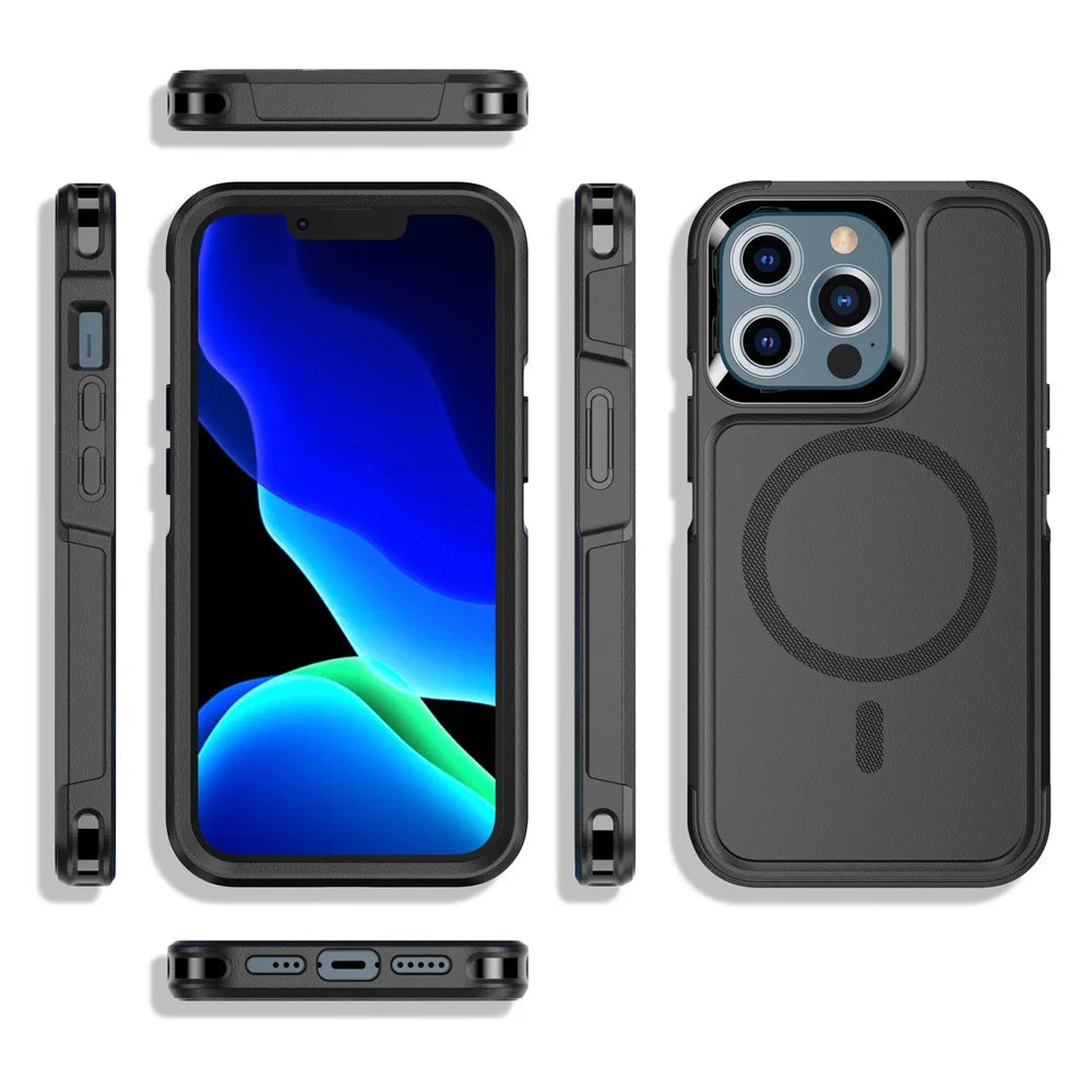 MagSafe Magnetic Military-Grade Shockproof Case for iPhone