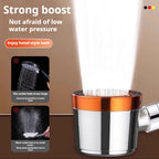 🚿💧 5 Spray Portable Shower Head – High Pressure Large Flow ABS Spa Shower with Filter & Stop Button