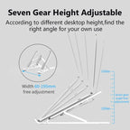💻📐 Portable Foldable Laptop Stand – Cooling Riser Support Base