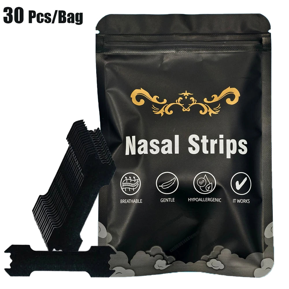 🌙😴 Extra-Strength Anti-Snoring Nose Patch Set – 30/90/150 Nasal Strips for Better Breathing & Easier Sleep