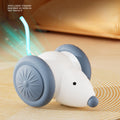 Interactive Electric Mouse Cat Toy – Rechargeable Smart Obstacle‑Avoiding Cat Car Toy for Kittens & Cats | Automatic Teaser Pet Toy (ABS+TPU, Green/White)