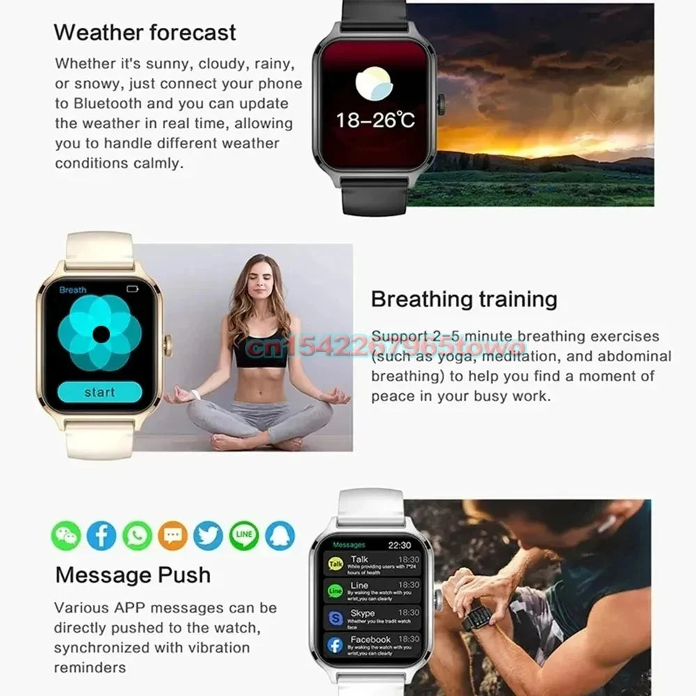 1.83" HD Smart Watch – Bluetooth Call & Sports Mode for Android & iOS
