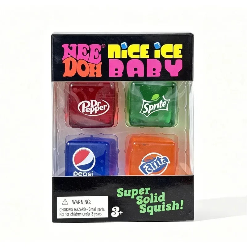 Schylling NeeDoh Nice Ice Baby & Teenie Cube
