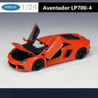 1:24 Lamborghini Aventador LP700-4 Simulation Alloy Car Model  - Suitable for Children's Toys and Collections