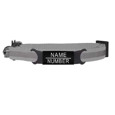 🐱✨ Reflective Adjustable Cat Collar – Personalized ID Free Engraving