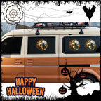 Scary Cat Halloween Window Sticker – Static Cling Décor