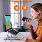 💻🔗 8-in-1 Aluminum Laptop Stand Docking Station – Type-C 4K Hub