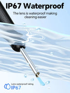 👂✨ Generation 2 Visual Ear Wax Cleaner Camera | Safe Earwax Removal Endoscope Tool 📷 | Smart Ear Cleaning Device – Black & White