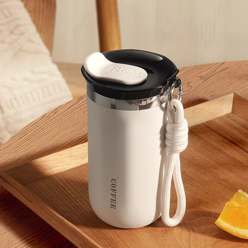 Stainless Steel Vacuum Flask – Insulated Hot & Cold Travel Mug Coffee Cup ☕✨