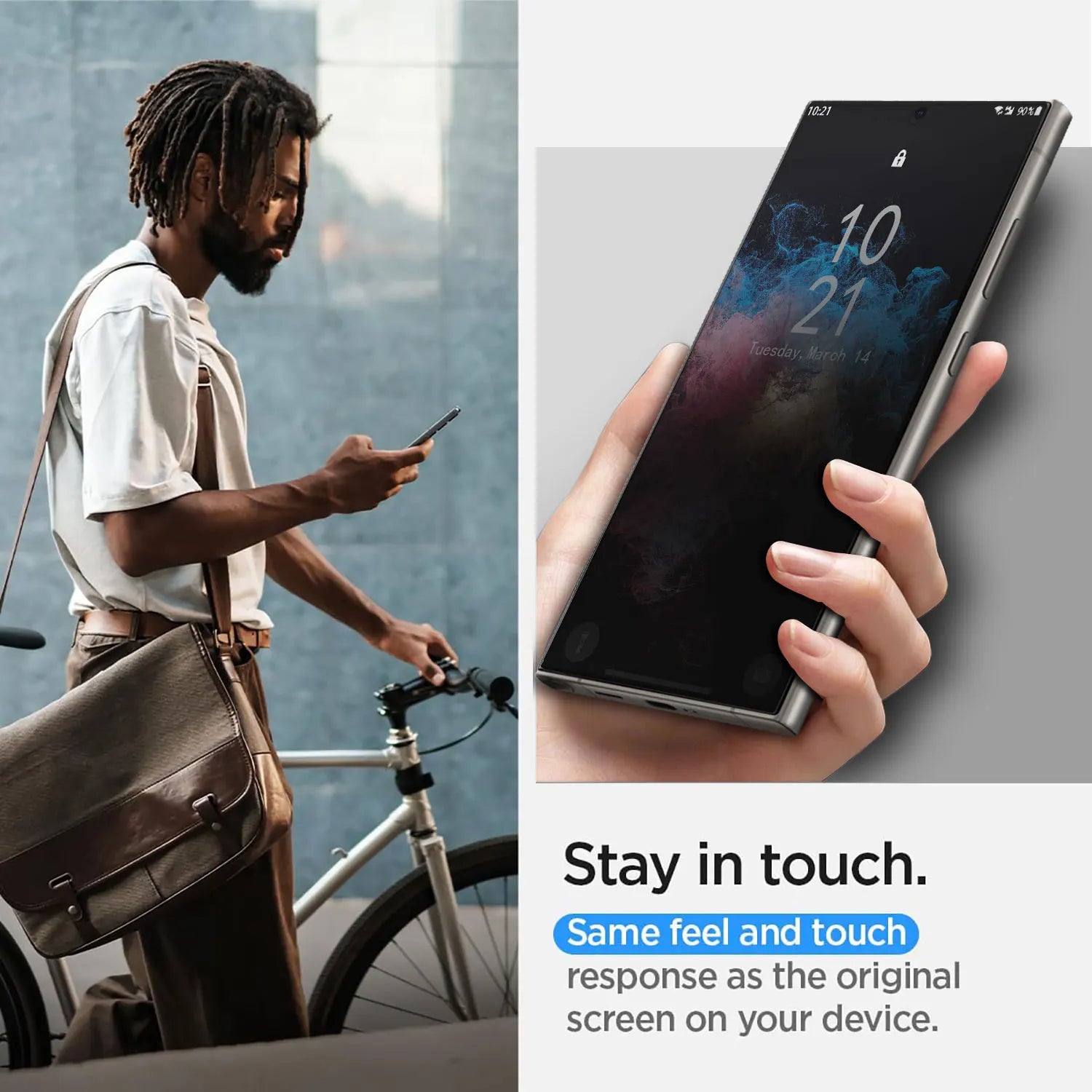 2-Pack Privacy Tempered Glass Screen Protector for Samsung Galaxy S22 Series