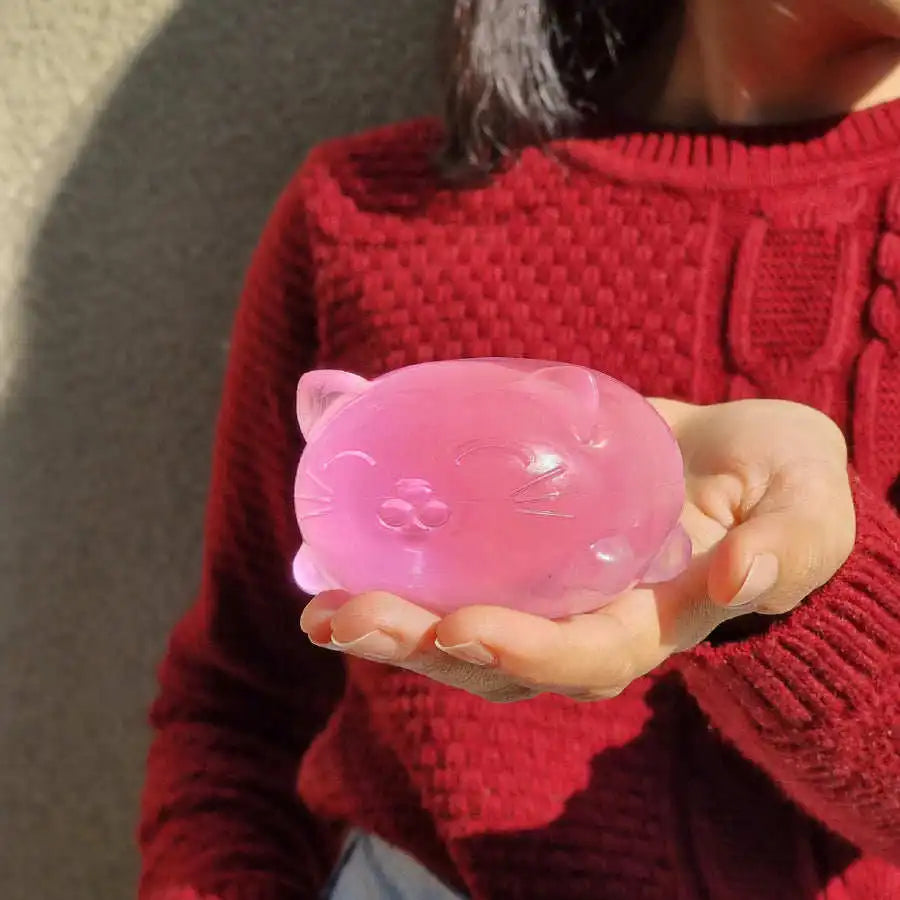 Mini Cute Cat Squishy Toy – TPR Maltose Sensory Fidget