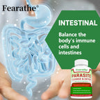 🌿 Parasite Cleanse – Natural Herbal Gut Support | Bowel & Digestive Cleanse | Detox & Immune Support | 30/60/120 Capsules