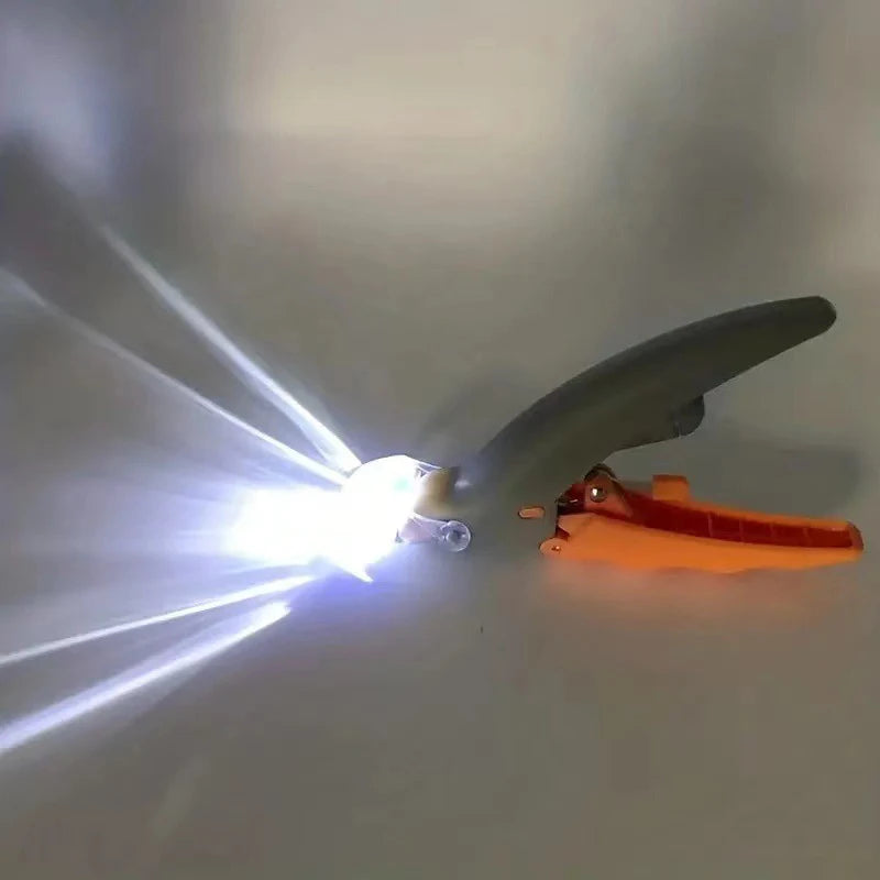 ✂️🐶🐱 Pet Nail Clippers with LED Light – Polishing & Cleaning Kit