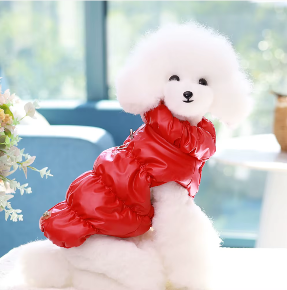 Soft Warm Dog Clothes Winter Padded Puppy Cat Coat Jacket For Small Medium Dogs Chihuahua French Bulldog Poodle Vest Pet Outfit