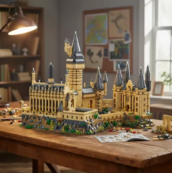 🏰✨ Micro Bricks Medieval Magic Castle – Creative City Palace Architecture Building Blocks Model for Kids & Collectors