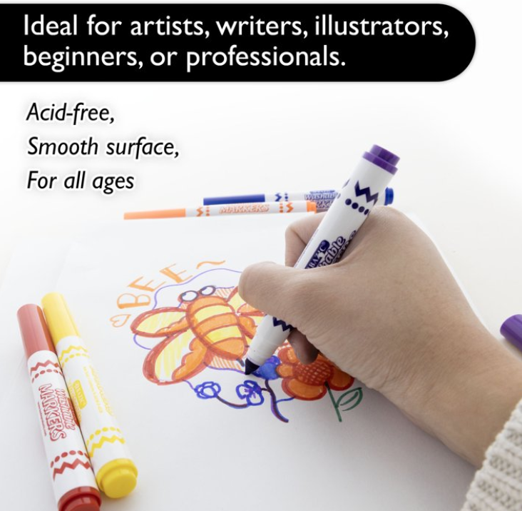 Sketch Pad 40 Sheets 9"x12" 📖 White Sketchbook for Drawing, Journaling & Art Projects