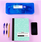 Composition Notebook Wide Ruled – 100 Sheets (200 Pages), Pastel Marble Cover, 9.75 x 7.5 in – Durable Sewn Binding