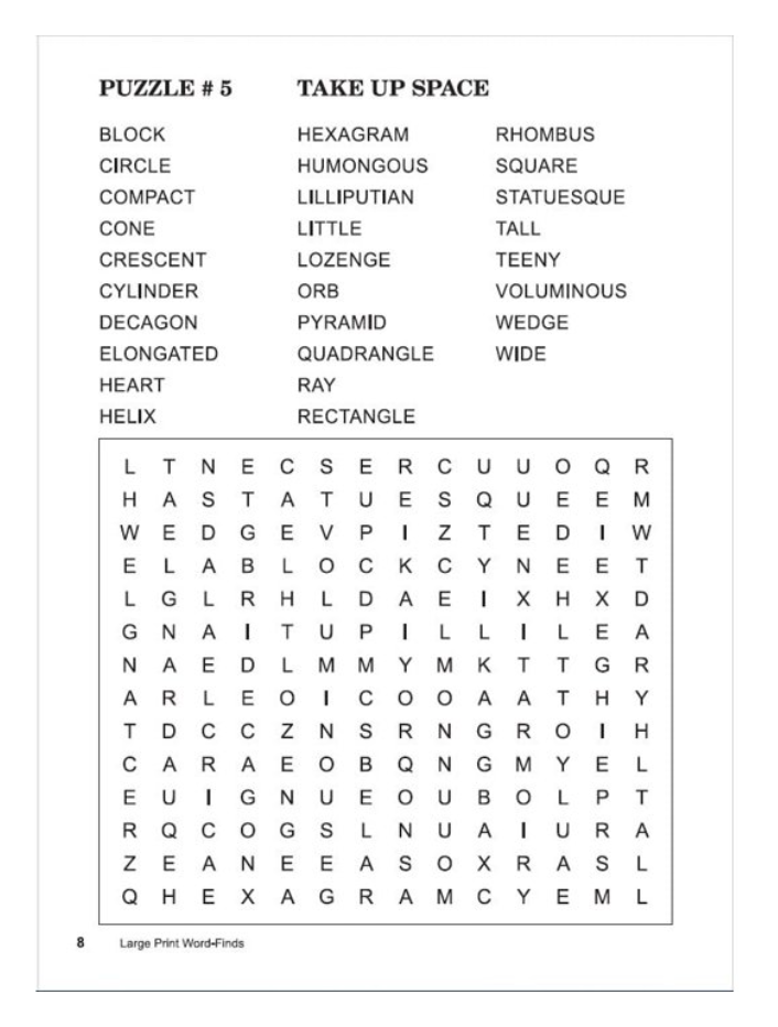 Puzzle Book | KAPPA Large Print Word Finds
