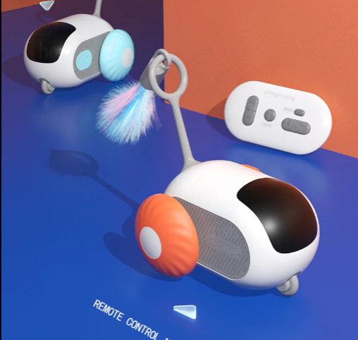 🐱🚗 Smart Cat Car Toy 🐾✨ | 2-Mode Automatic Moving & Remote Controlled Car 🎮 | Interactive Training Toy for Cats & Dogs 🐶💖