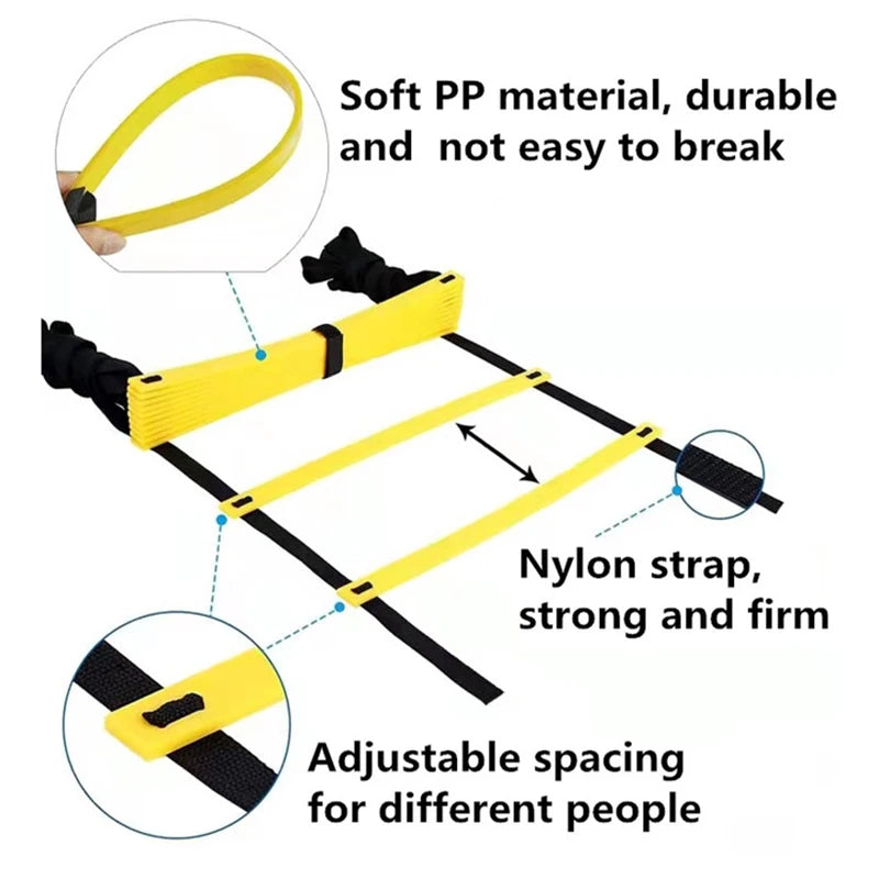 Agility Training Set – Football & Soccer Speed Kit with Cones, Ladder, Chute & Running Umbrella for Footwork & Balance⚽🔥