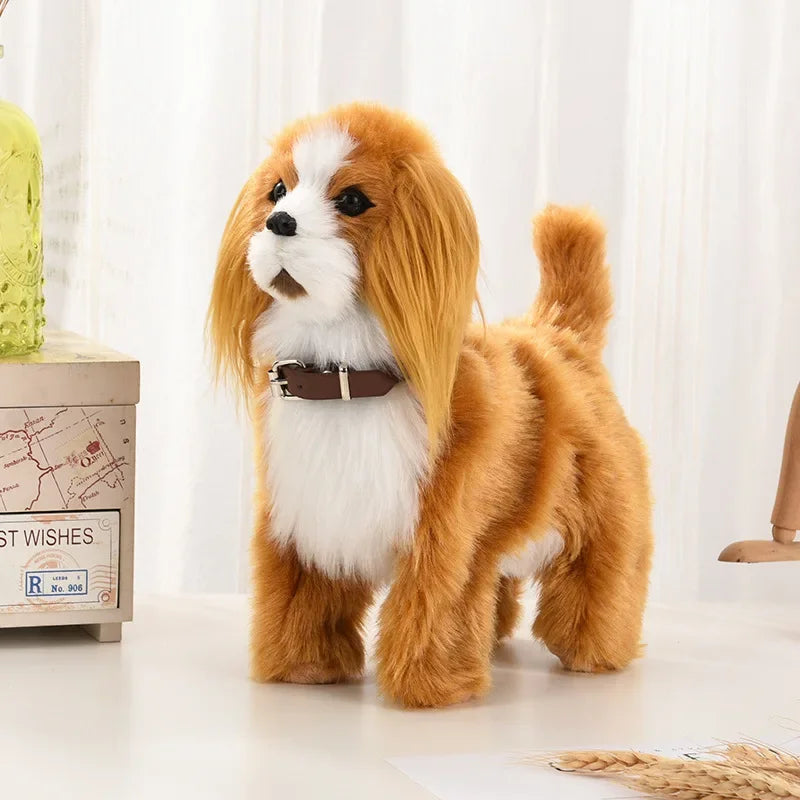 🐶🤖 Robot Dog Toy – Interactive Electronic Plush Puppy with Sound, Touch Control, Walking & Barking | Kids Gift
